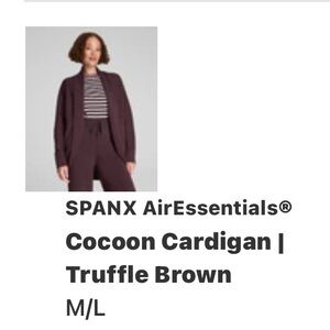SPANX Women's Truffle Brown Cocoom Cardigan